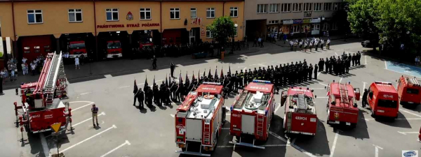 Obchody Dnia Strażaka w Sok&oacute;łce [Film+ Dron]