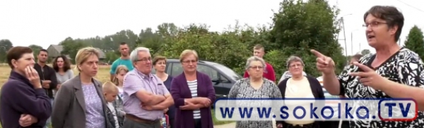 Protest w Nowowoli. Mieszkańcy nie chcą wytw&oacute;rni masy bitumicznej
