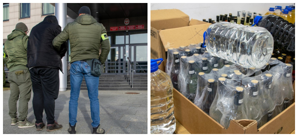 KAS rozbiła zorganizowaną grupę przestępczą handlującą nielegalnym alkoholem