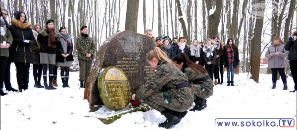 Obchody XXI Dnia Judaizmu w Polsce, wsp&oacute;lna modlitwa i projekcja filmu w Dąbrowie Białostockiej [Film]
