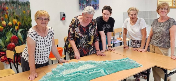 Letnie warsztaty filcowania na mokro w PEDEK Sokółka wciąż trwają