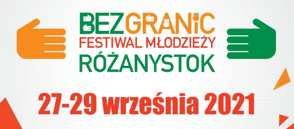Festiwal Młodzieży Bez Granic w R&oacute;żanymstoku [Plakat]