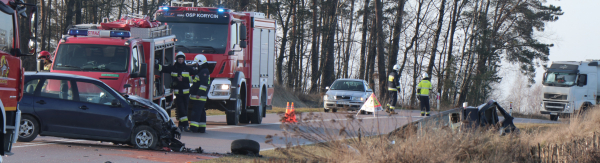 NA SYGNALE: Wypadek dw&oacute;ch samochod&oacute;w osobowych [Film,Zdjęcia]