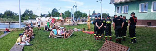 Sok&oacute;łka &ndash; pogadanka o bezpieczeństwie podczas wypoczynku nad wodą [Zdjęcia]