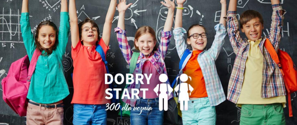 Nab&oacute;r wnisok&oacute;w o Dobry start - to 300 zł na wyprawkę szkolną dla każdego ucznia.