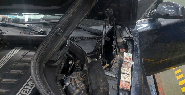Przemycał białoruskie papierosy. Stracił towar i samochód