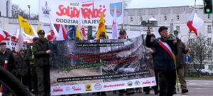 Leśnicy i branża drzewna wyszli na ulice Białegostoku