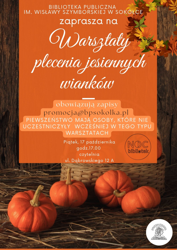 Warsztaty plecenia jesiennych wieńc&oacute;w