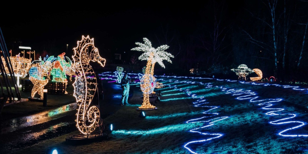 Białystok i okolice po raz pierwszy rozbłysną milionem świateł. Lumina Park otwiera największy park iluminacji na Podlasiu