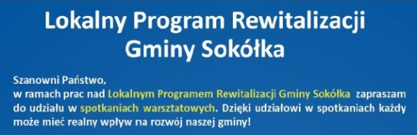 Rewitalizacja w Gminie Sok&oacute;łka