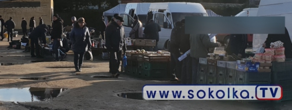 Poniedziałkowe targowisko w Sok&oacute;łce [Zdjęcia]