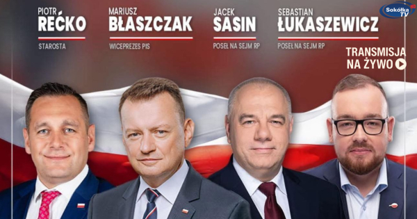 Zapraszamy na transmisje NA ŻYWO ze spotkania z przedstawicielami Prawa i Sprawiedliwości