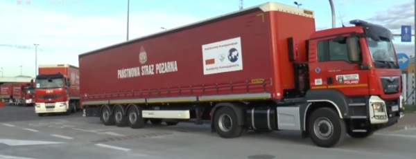 Konw&oacute;j z pomocą humanitarną dla Białorusi [Film i Zdjęcia]