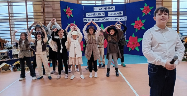 Podsumowanie III Gminnego Konkursu Szopek Bożonarodzeniowych w SP nr 1 w Sokółce