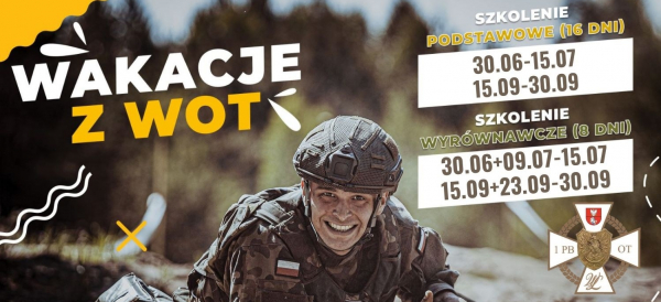 Wakacje Od Teraźniejszości. Weź udział w projekcie "Wakacje z WOT" w Podlaskiem.
